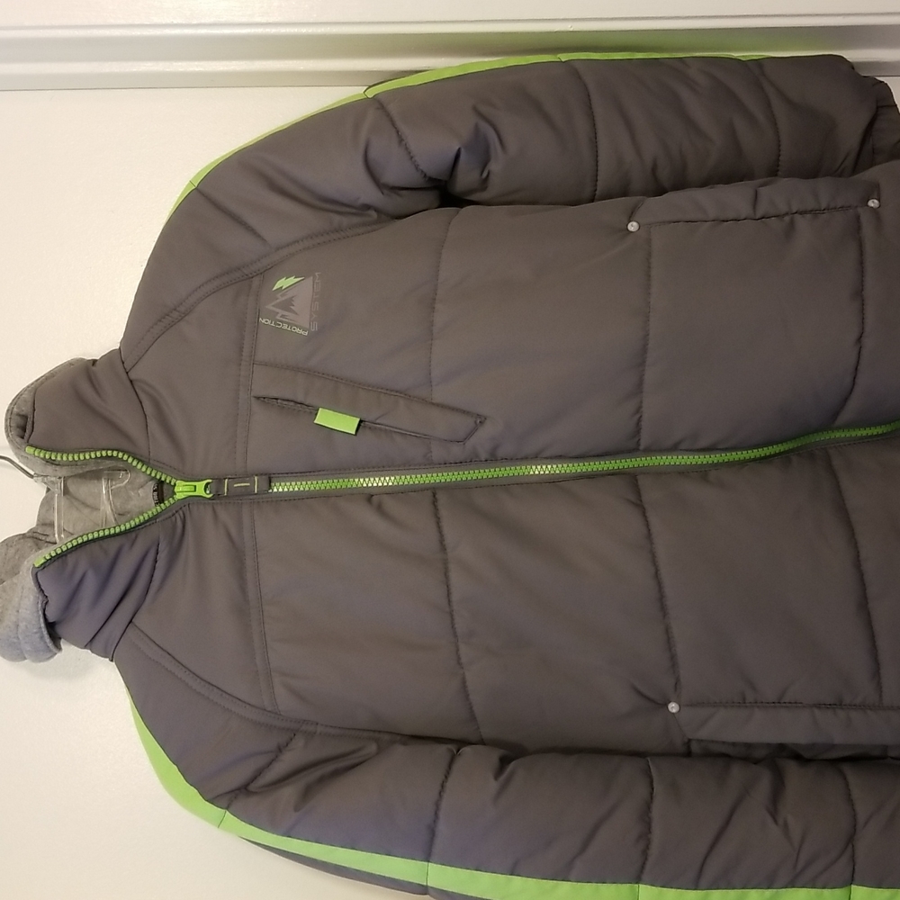 Gray Hooded Jacket for Kids